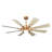 Trosclair 60'' 8- Blade Reversible DC Ceiling Fan with LED Lights and Remote Control