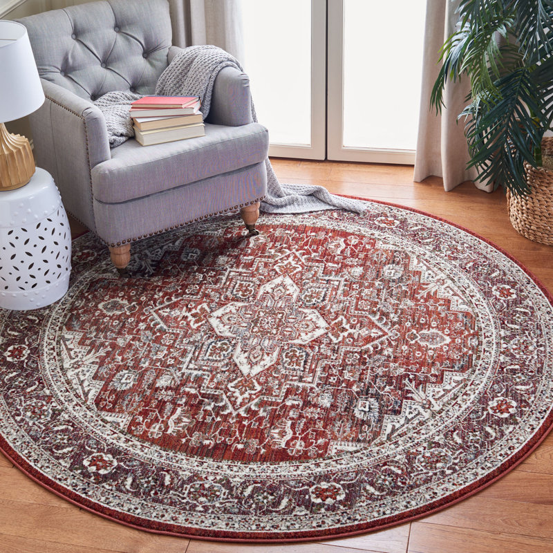 Melba 300 Performance Oriental Rug, Round 6'7"