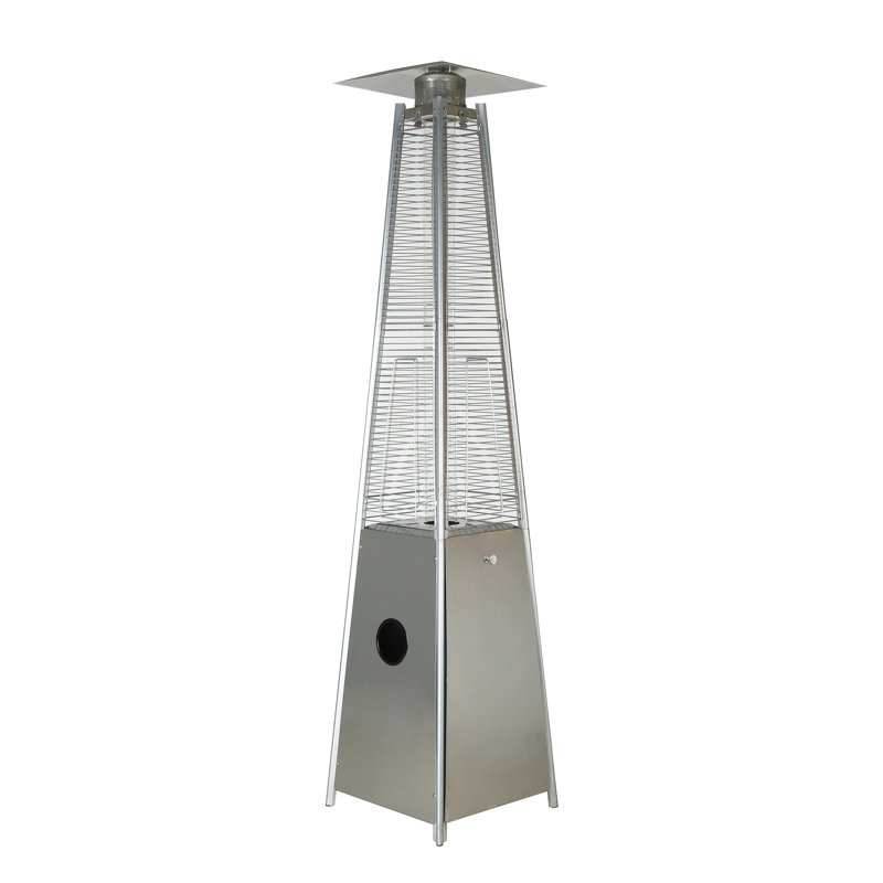 Chauffe-terrasse au propane 40 000 BTU, Argent/Gris