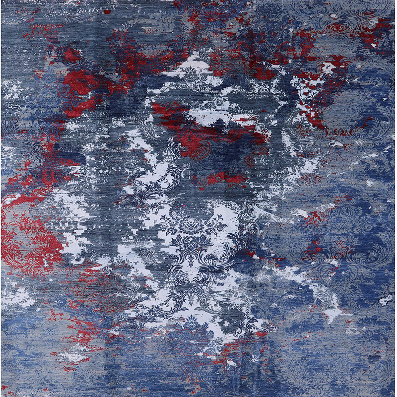 Moroccan Indoor Rug, Square 5'