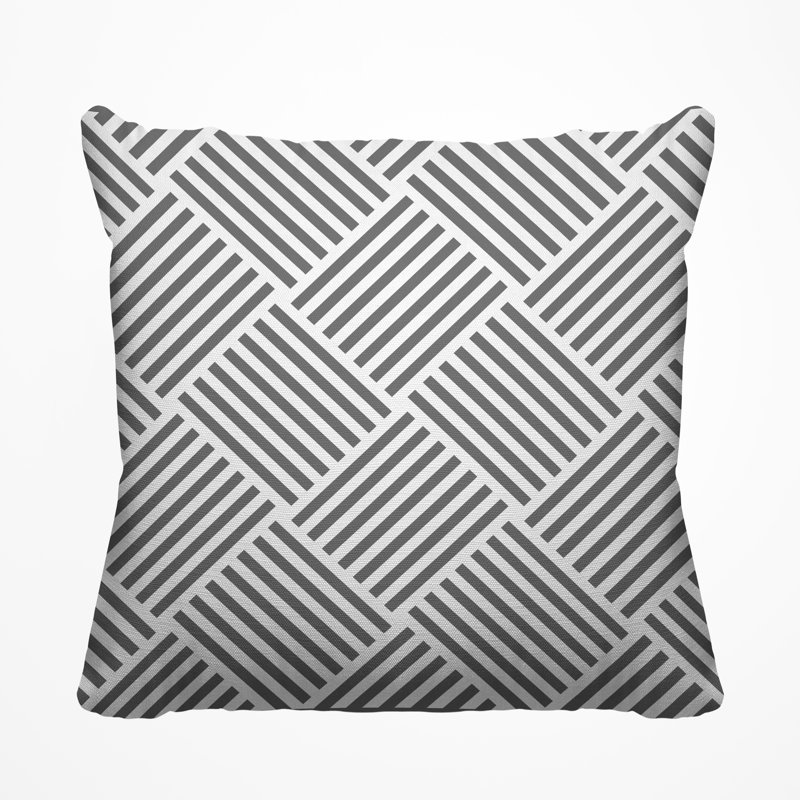 Housse et insert de coussin extérieur Langley, 19 po x l 19 po, Gris