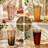 100 Pcs 18oz Black Plastic Cups