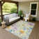 Machine Washable Indoor/Outdoor London ACN2262 Floral Rug