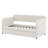 Upholstered Daybed With Trundle Bed And Wood Slat-1412243557