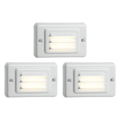 Metal Integrated LED Hardwired Deck Light Wall Mount Waterproof for Fence Step