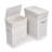 Fabric and Wicker Laundry Set-1400478079