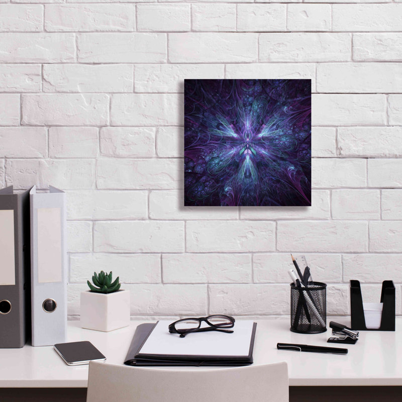 Impression sur toile «Majidah Expanse Warp» par Cameron Gray, H 12 po x l 12 po x P 0,75 po