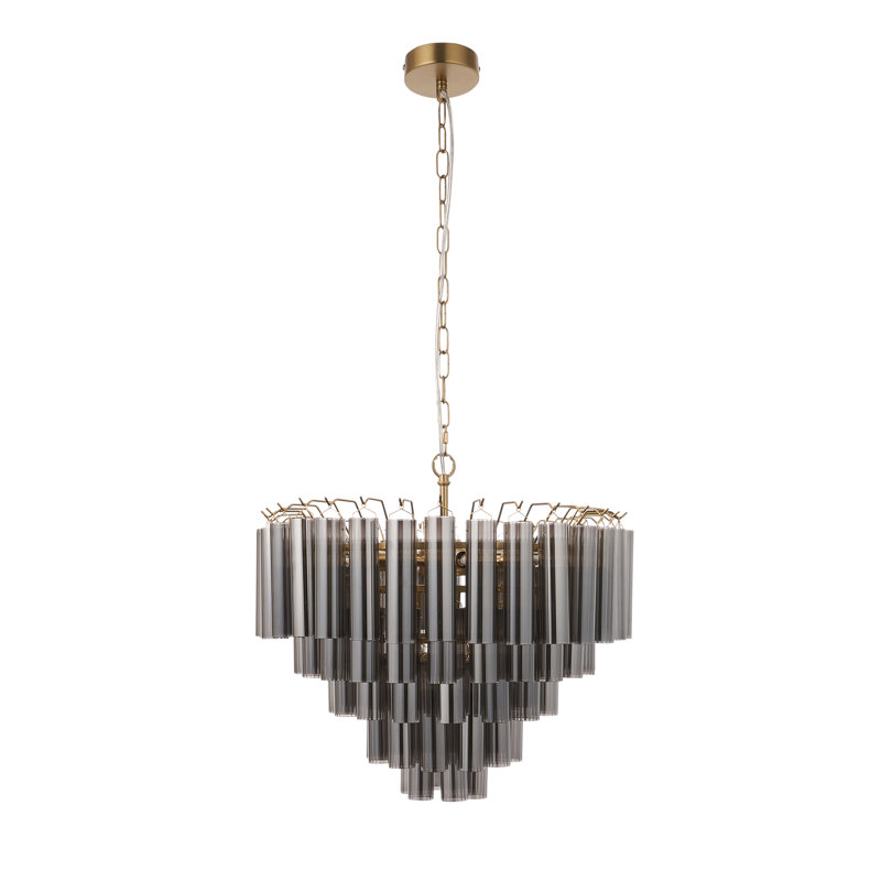 Woodland 12lt Pendant light Straight, Black