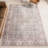 Jeccica Distressed Vintage Medallion Jute Blend Polyester Area Rug-1956833920