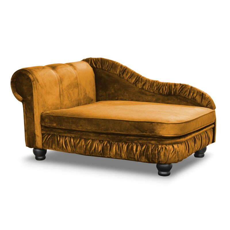Alana Polyester Pet Bed, Orange