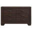 Commode 6 tiroirs Brookes cacao foncé-93620011