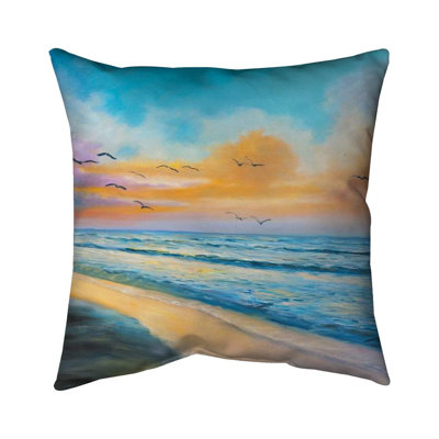 Breathtaking Tropical Sunset - Coastal Beach Throw for Home Decor