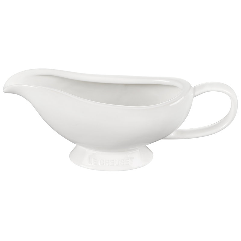 Le Creuset Heritage Gravy Boat, White