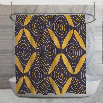 Jayziel Floral Shower Curtain
