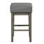 24 tabourets de hauteur de comptoir 24 po, siège en similicuir gris, bois massif antique, luminaire de salle à manger de 2, structure en bois, pour la décoration-1853627985-1853628335