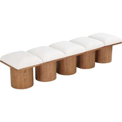 Horatia Boucle Upholstered Bench