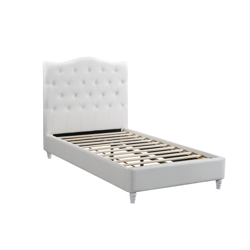 Lit plateforme tapissier Beckmann, Simple / Double