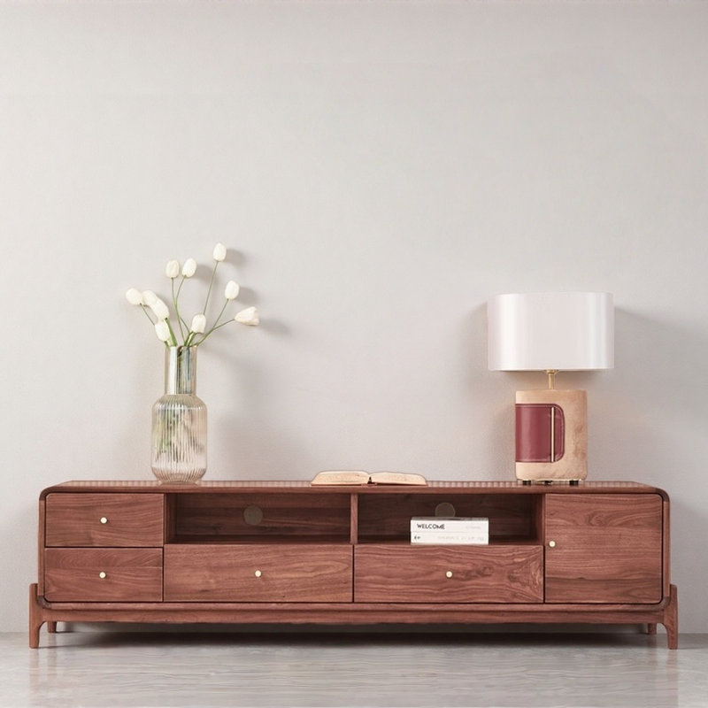 Creative Solid Wood TV Stand