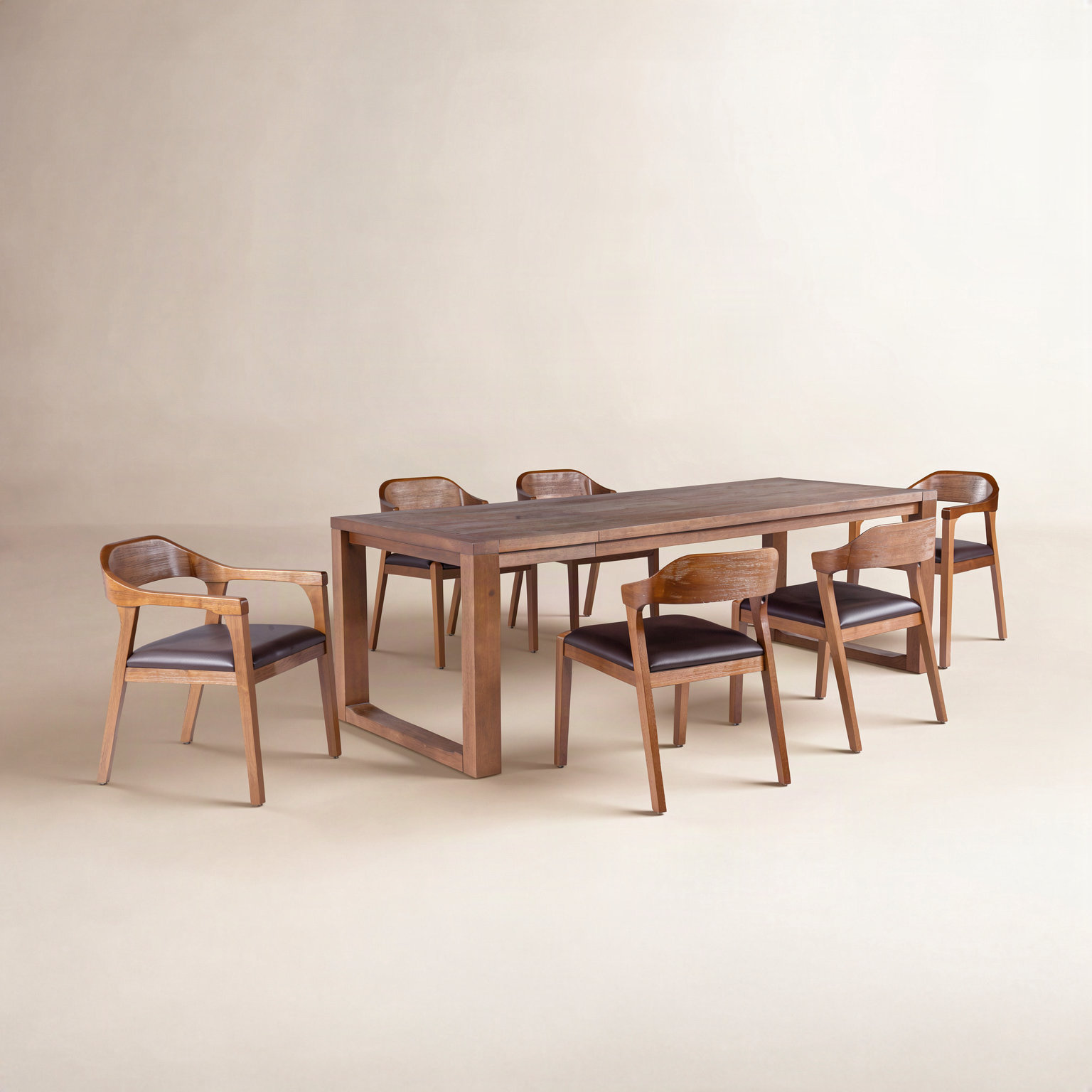 Aybri 7 - Piece Extendable Dining Set