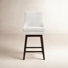 Zahara Upholstered Swivel Counter Stool