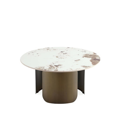 Table basse en bronze fritté Monica