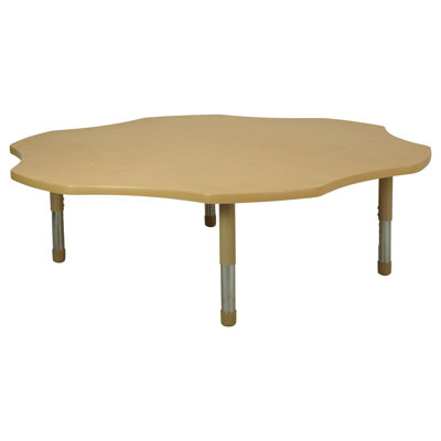 Table d'activité Flower T-Mould avec pieds minuscules réglables