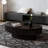 43.5'' Modern Oval Wooden Olive-shaped Coffee Table With Solid Wood Fluted Design For Living Room-687536418-679183152
