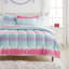 Tie Dye Stripe Comforter Set-1043291932