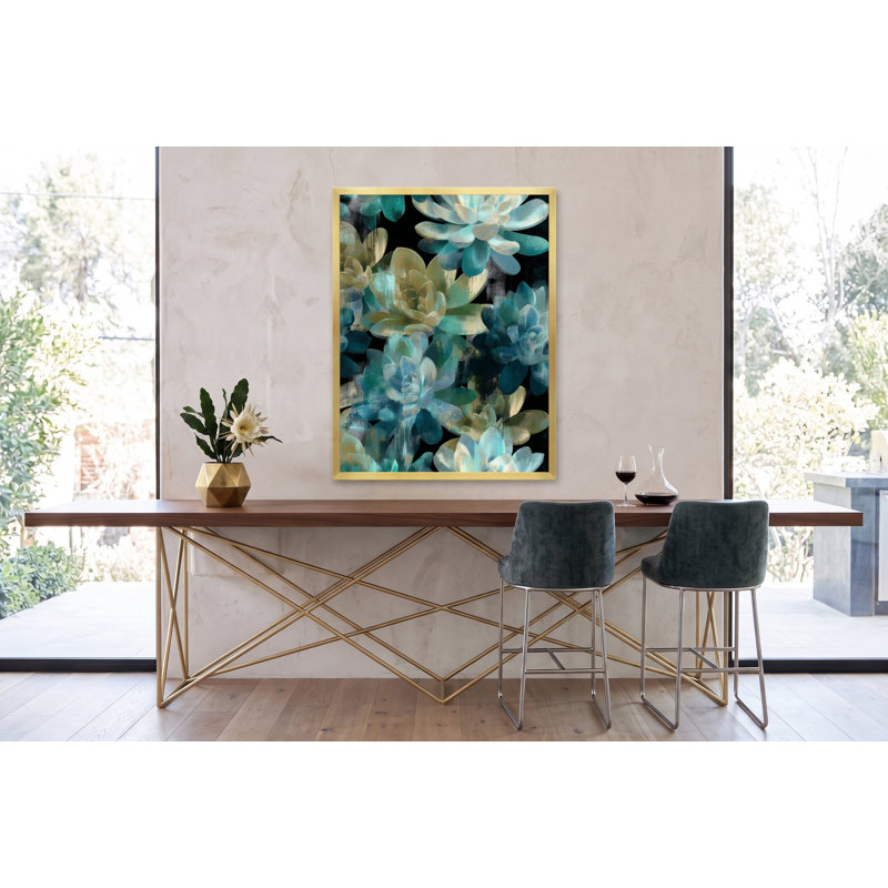 Succulent Essence, 22" H x 29" W