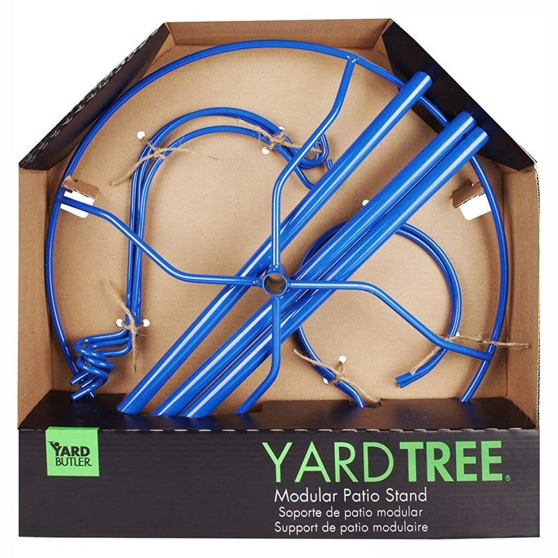 Steel Stand Hose Holder, Blue