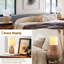 Ensemble de lampes en rotin de style bohème de 2 à 13,75 po
