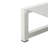5 - Level Adjustable Outdoor Lounge Chair, Aluminum Frame And Mesh, 400 Lbs Capacity, Ergonomic Design For Napping On Beach Chaise With , Grey Mesh White Frame, Compact Balconies Patio