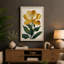 Golden Bloom Botanical - Wrapped Canvas-131763490-131763493