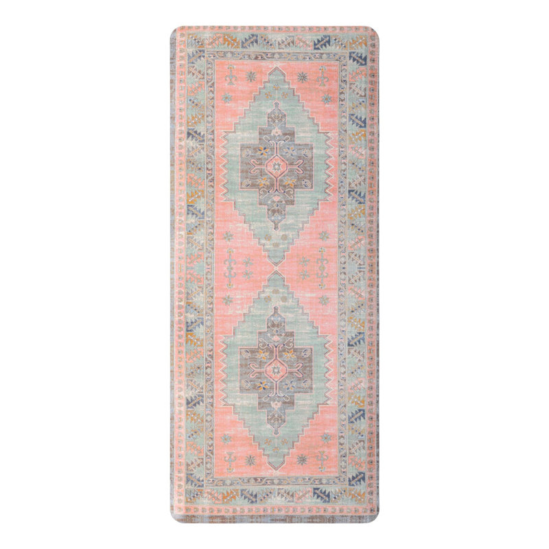 Maselli Modern Geometric Water Resistant Anti-Fatigue Non-Skid Kitchen Mat, Rectangle 2' x 5'
