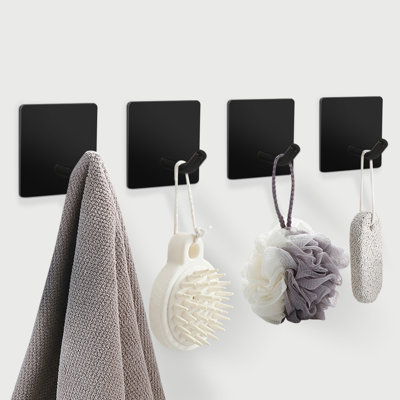 Adhesive Stainless Steel Wall Mounted Towel Hooks