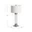 Lampe de table transparente 34 po Tennison