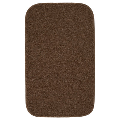 Monarrez Nylon Bath Rug with Non-Slip Backing
