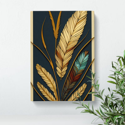 Stunning Feathers - Wrapped Canvas