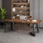 Bureau rectangulaire en bois massif noyer-109514379