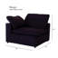 Canapé moderne modulaire 5 places Harper-643804396