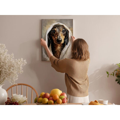 Drôle de teckel, art animalier victorien