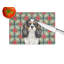 Planche à découper tricolore Cavalier Spaniel Christmas PoinsettIas-119894560