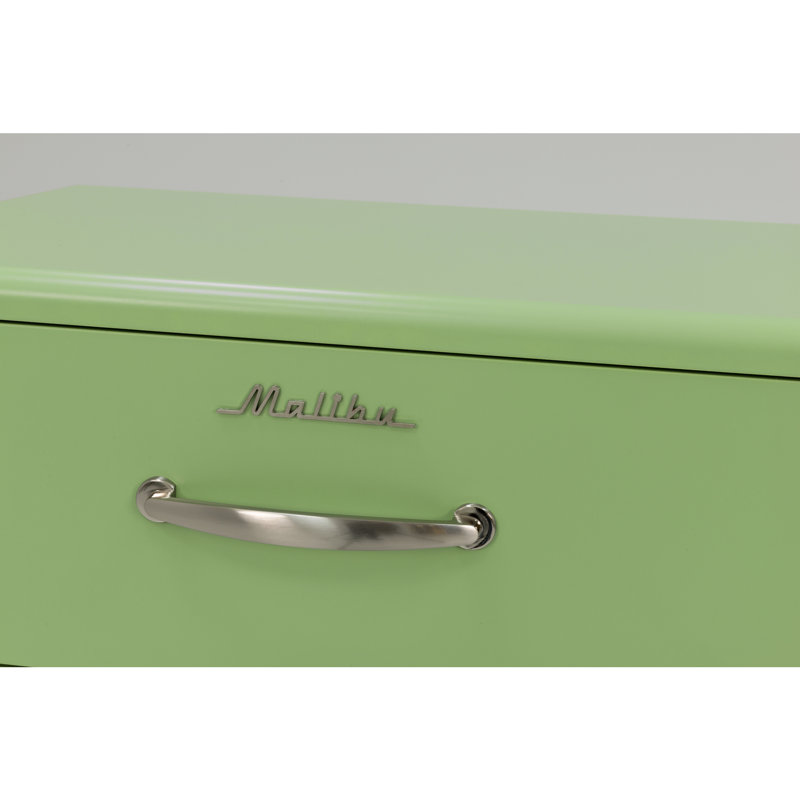 Commode 4 tiroirs Malibu, Vert