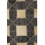 Tapis gris moderne en similicuir 8X10