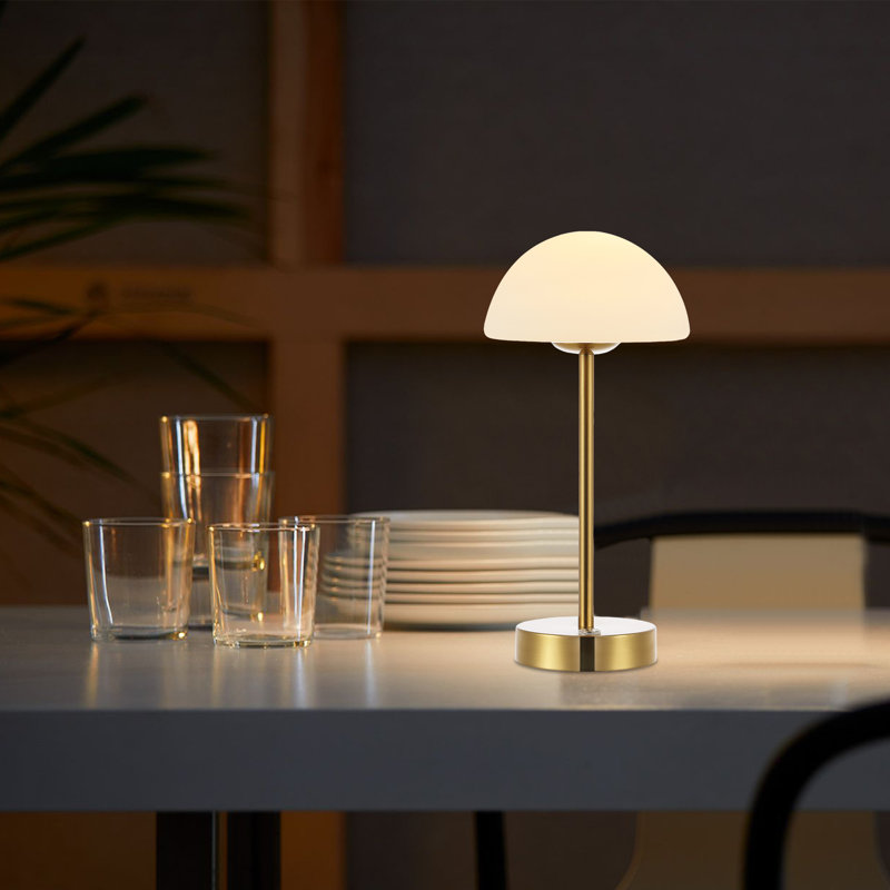 Lampe de bureau 12,5 po, Laiton doré