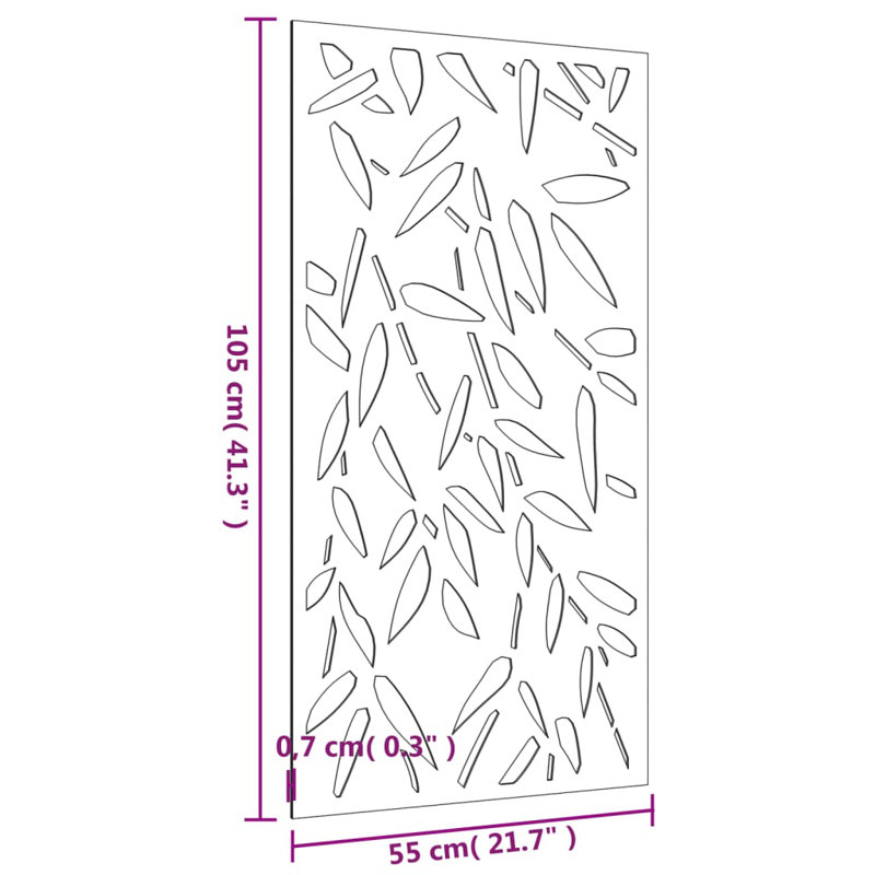 Corten Steel Wall Decor