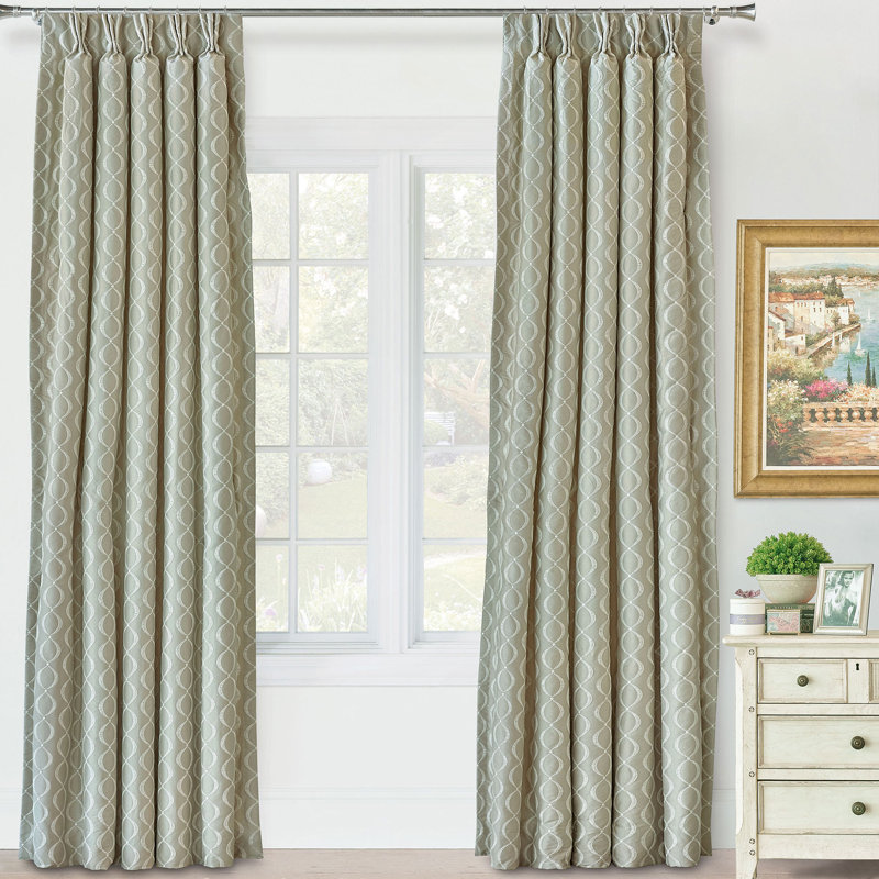 Lourde Room Darkening Curtain, 20" W x 108" L