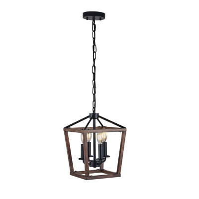 Luminaire suspendu rectangulaire 1 lumière