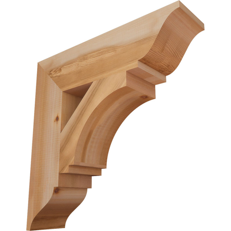 Imperial Traditional Bracket, 22" H x 5.5" W x 22" D, Western Red Cedar (Smooth)