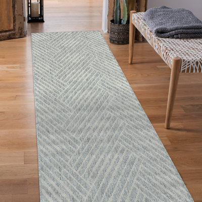 Tapis d'intérieur / extérieur à motif géométrique contemporain